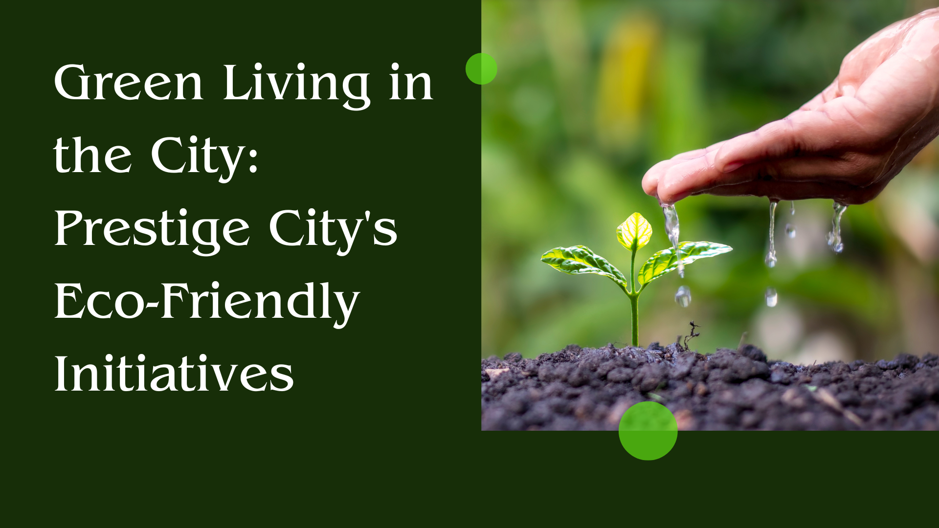 Image of Green Living in the City: Prestige City's Eco-Friendly Initiatives