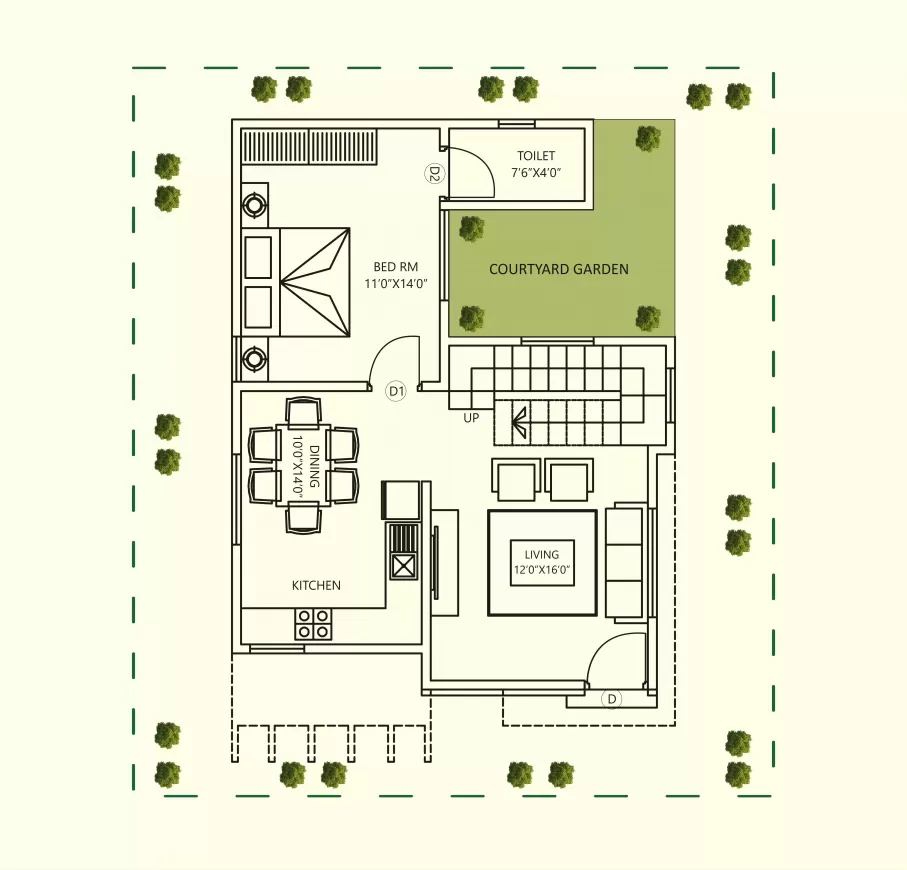 Floor plan for 21st Century La Ville Township
