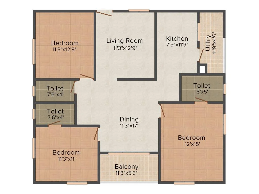 Floor plan for Cybercity Rainbow Vistas Rock Garden