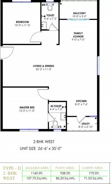 Floor plan for Praneeth APR Pranav Townsquare