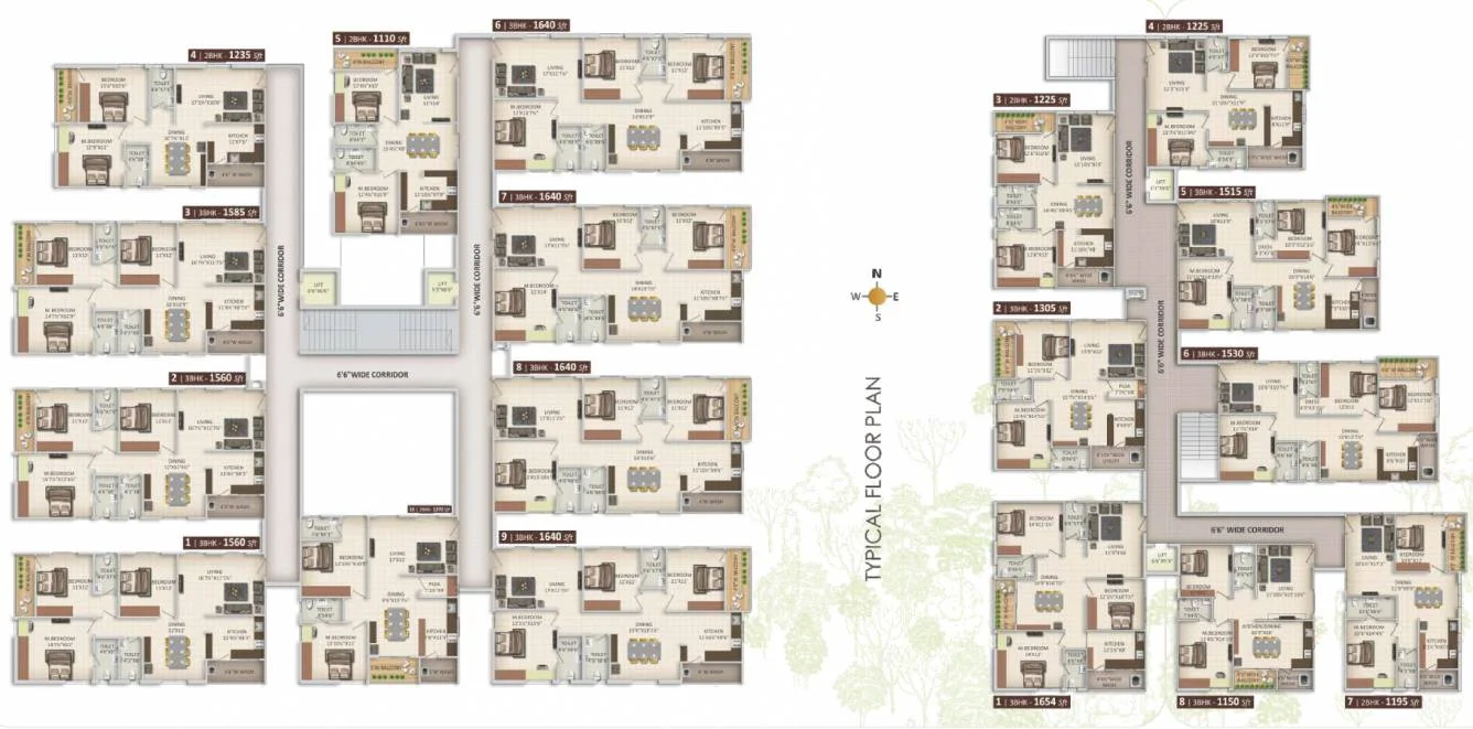 Floor plan for Rainbow Sree Ganesh Nagar Venture