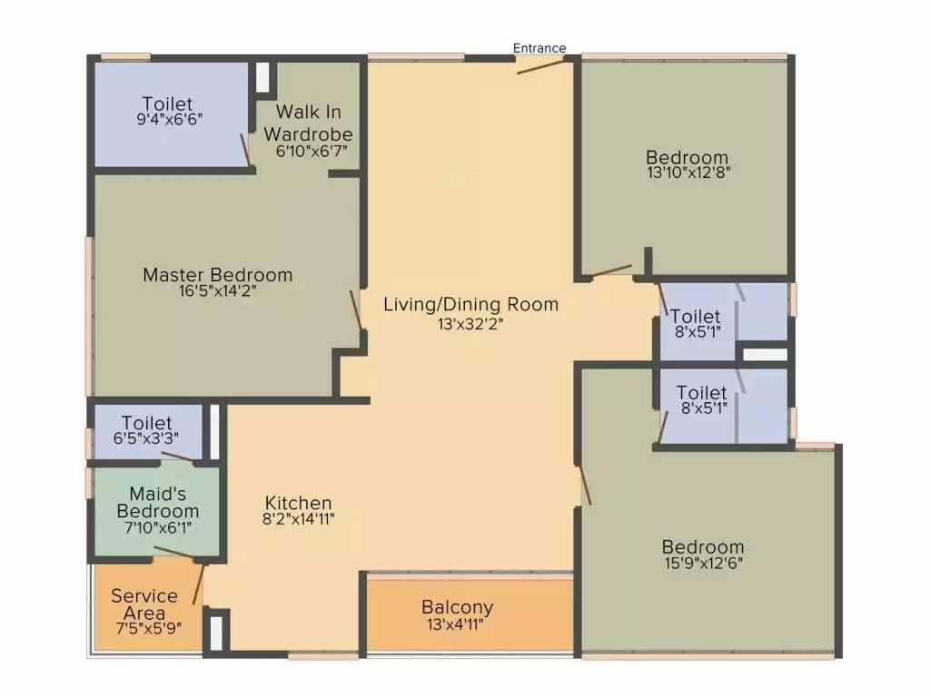 Floor plan for Aliens Space Station Township