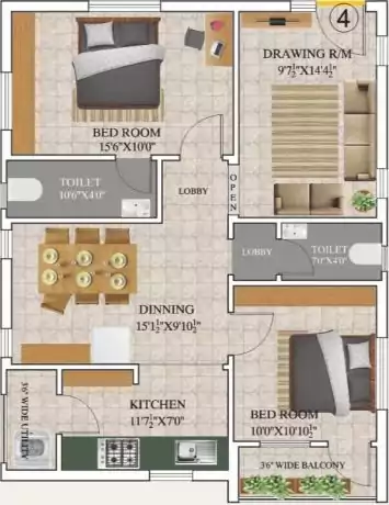 Floor plan for Kotech Signature