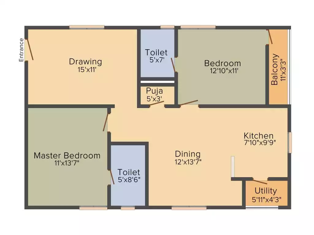 Floor plan for Western Exotica