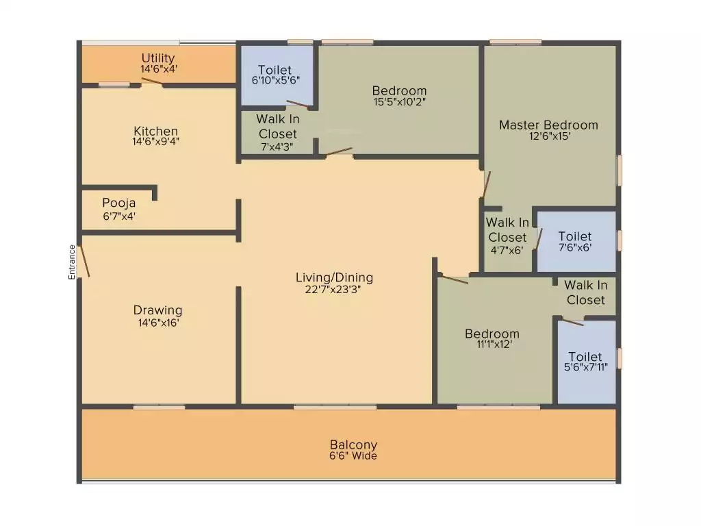 Floor plan for Western Exotica